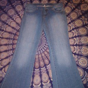 Jordache Flare leg distressed Jeans
